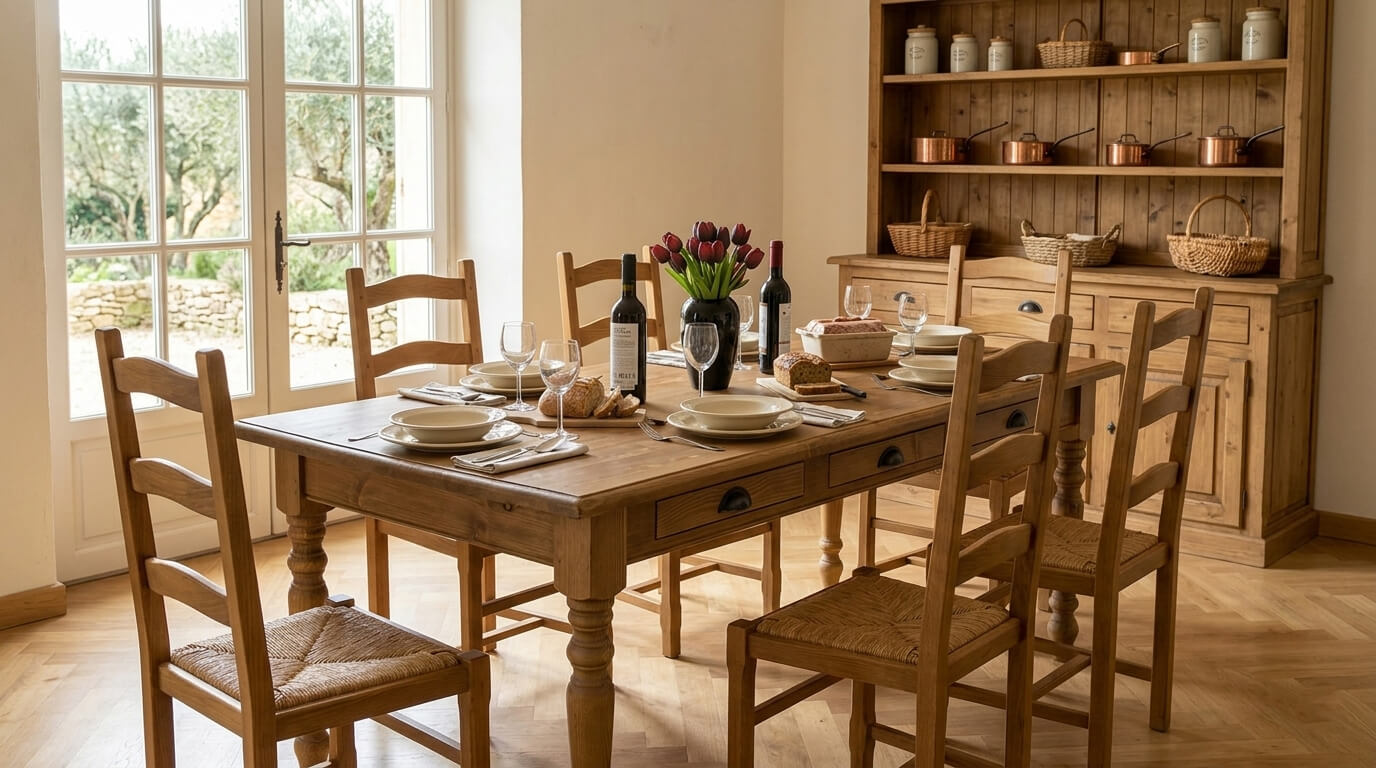 Quel meuble en bois massif choisir pour une salle à manger ?
