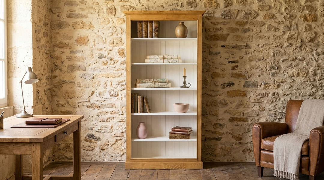 Bibliothèques en pin massif