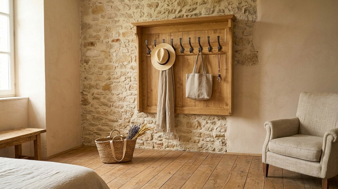 Porte-manteaux en pin massif
