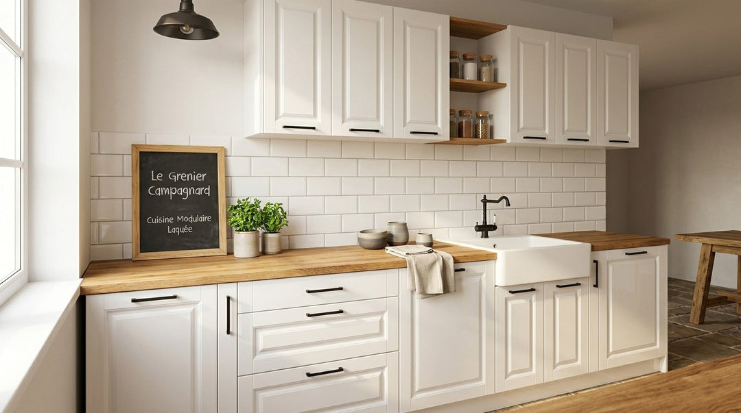 Cuisine modulaire laquée
