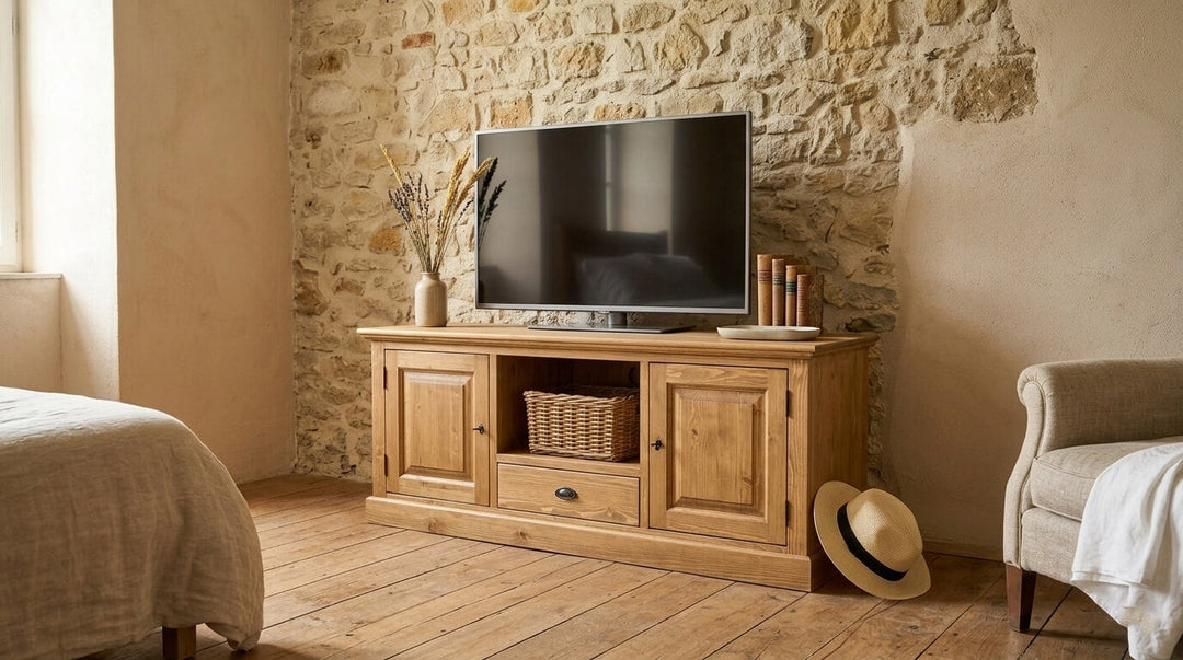 Meubles TV en pin massif