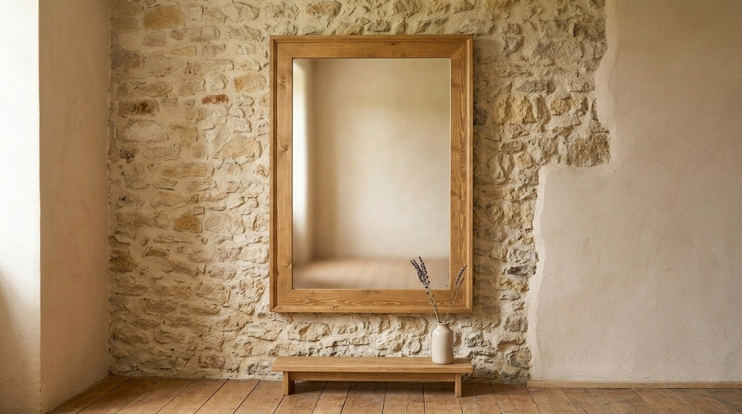Miroirs en pin massif