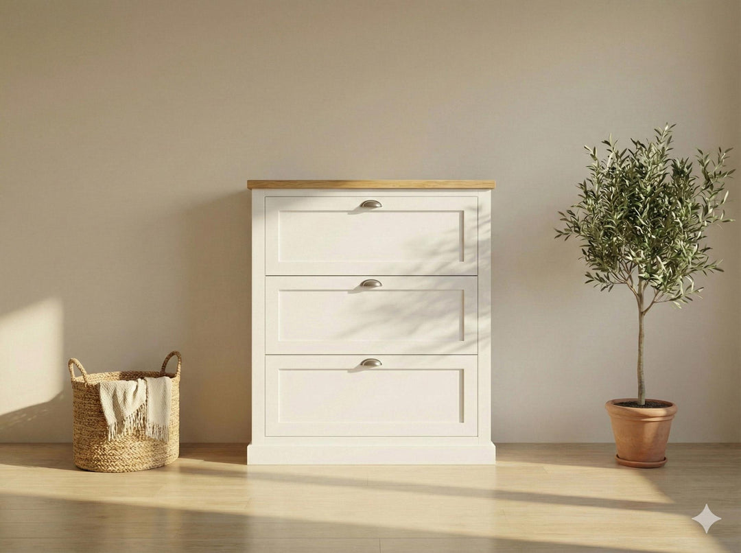 Range-Chaussures en Pin Massif