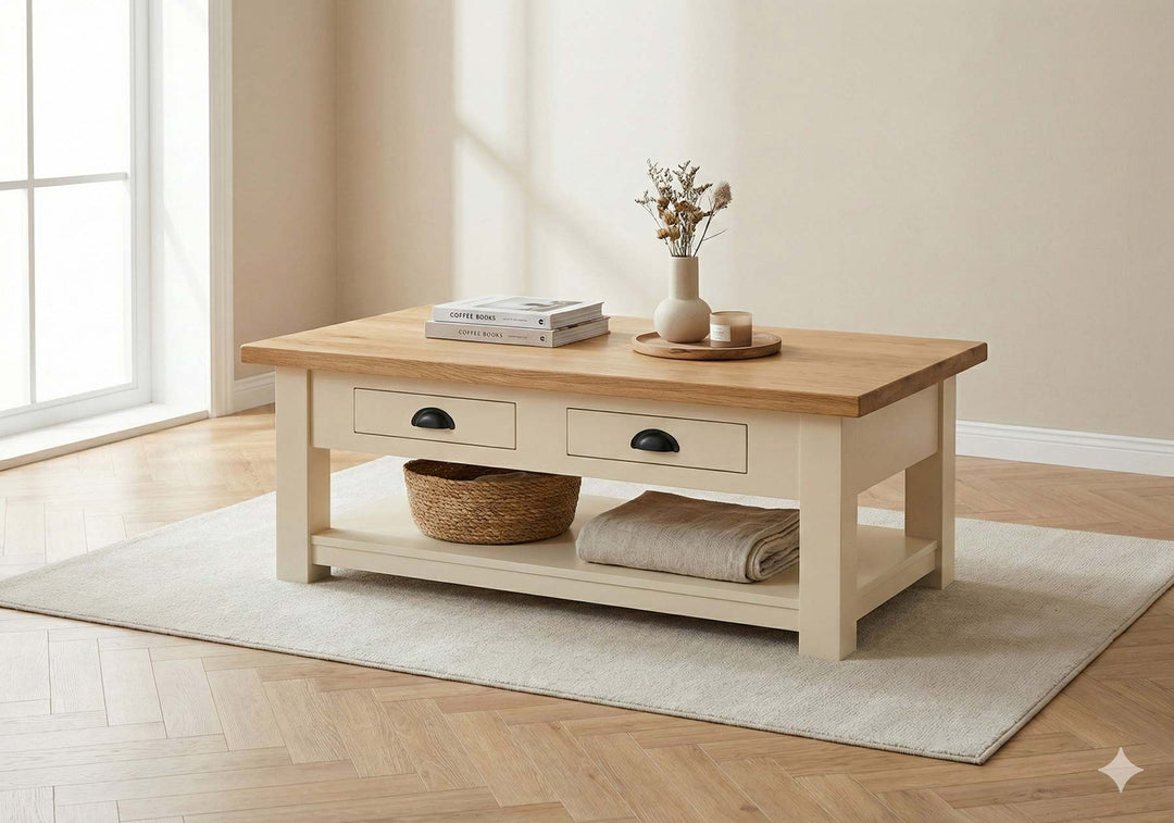 Tables basses en bois massif