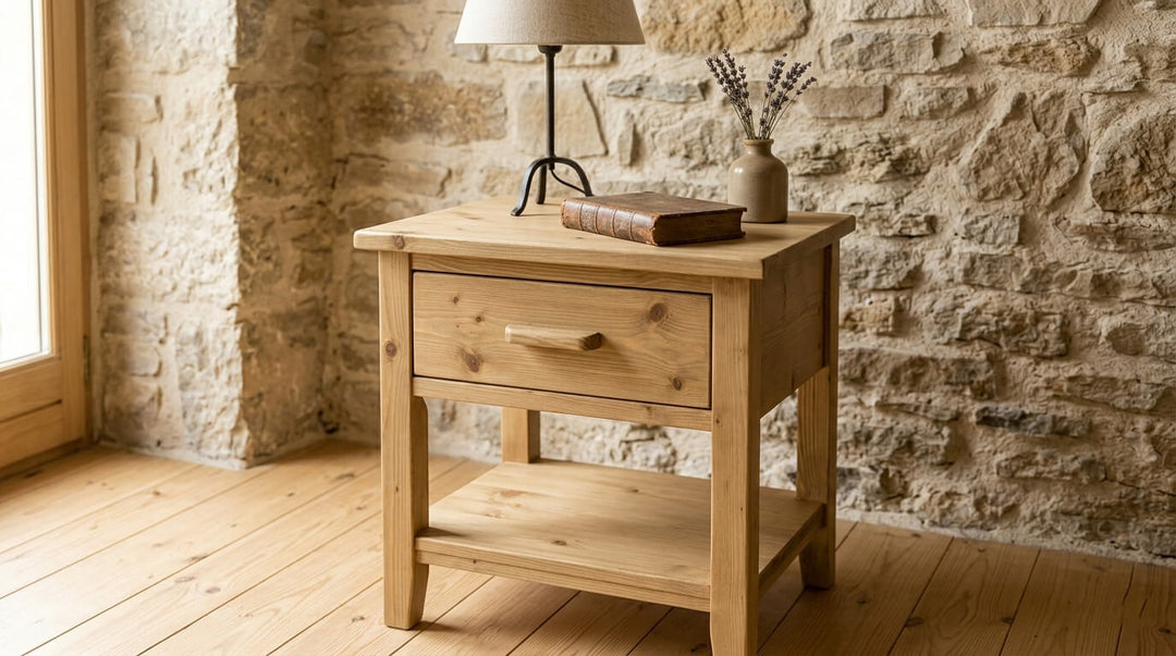 Tables de chevet en pin massif