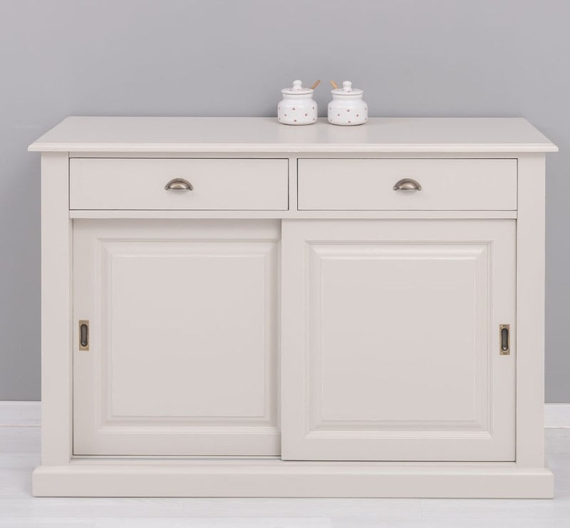Buffet en pin massif GS171, vue de face dans une finition claire