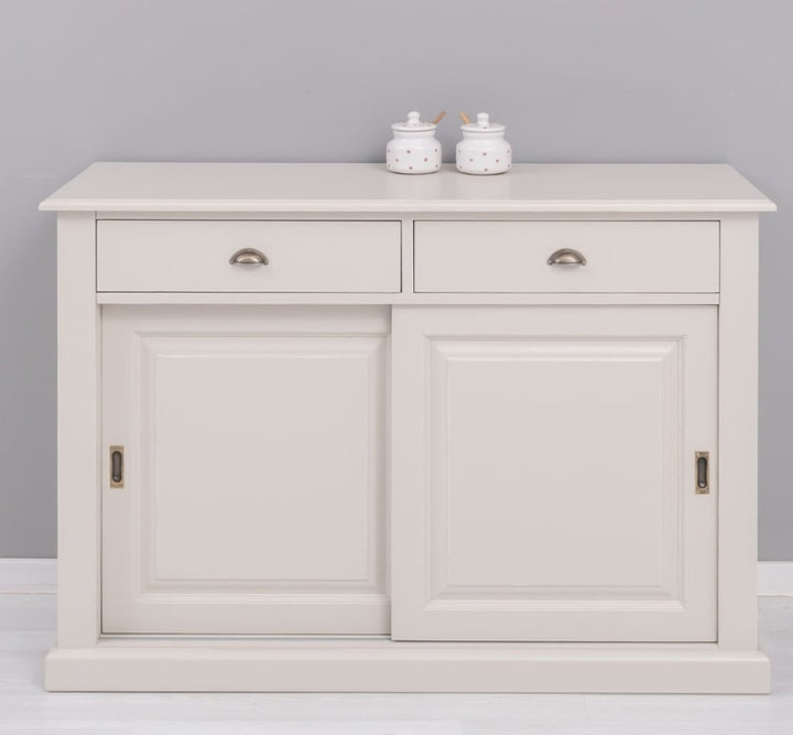 Buffet en pin massif GS171, vue de face dans une finition claire