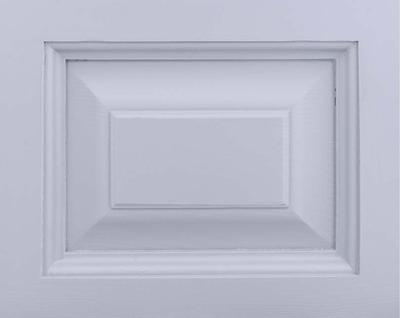 Finition Blanc Perle F010 – échantillon de couleur.