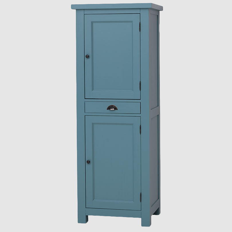 Meuble colonne de cuisine avec un tiroir et deux portes, vue de face