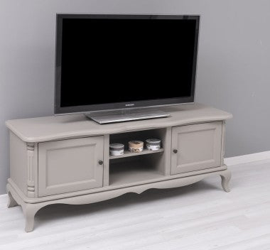 Meuble TV en pin massif collection Contemporaine, vue principale