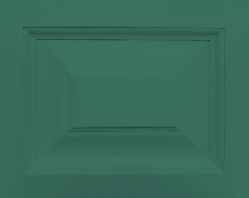 Finition Vert Émeraude Patine F114 – échantillon de couleur.