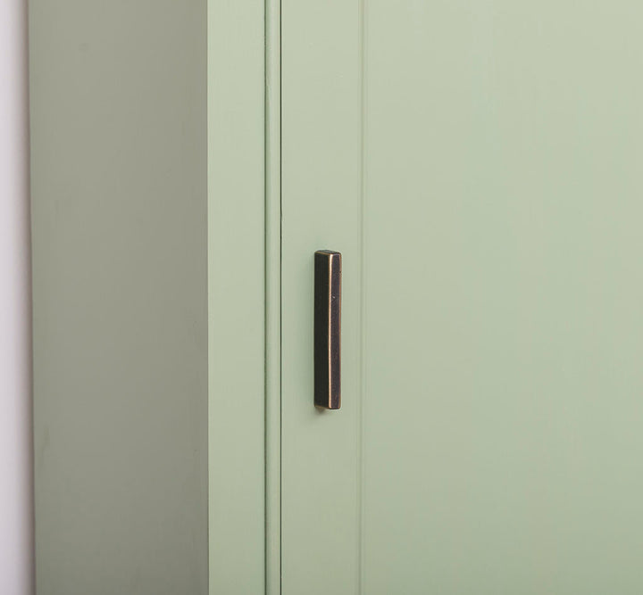 Détail de la poignée en métal d&