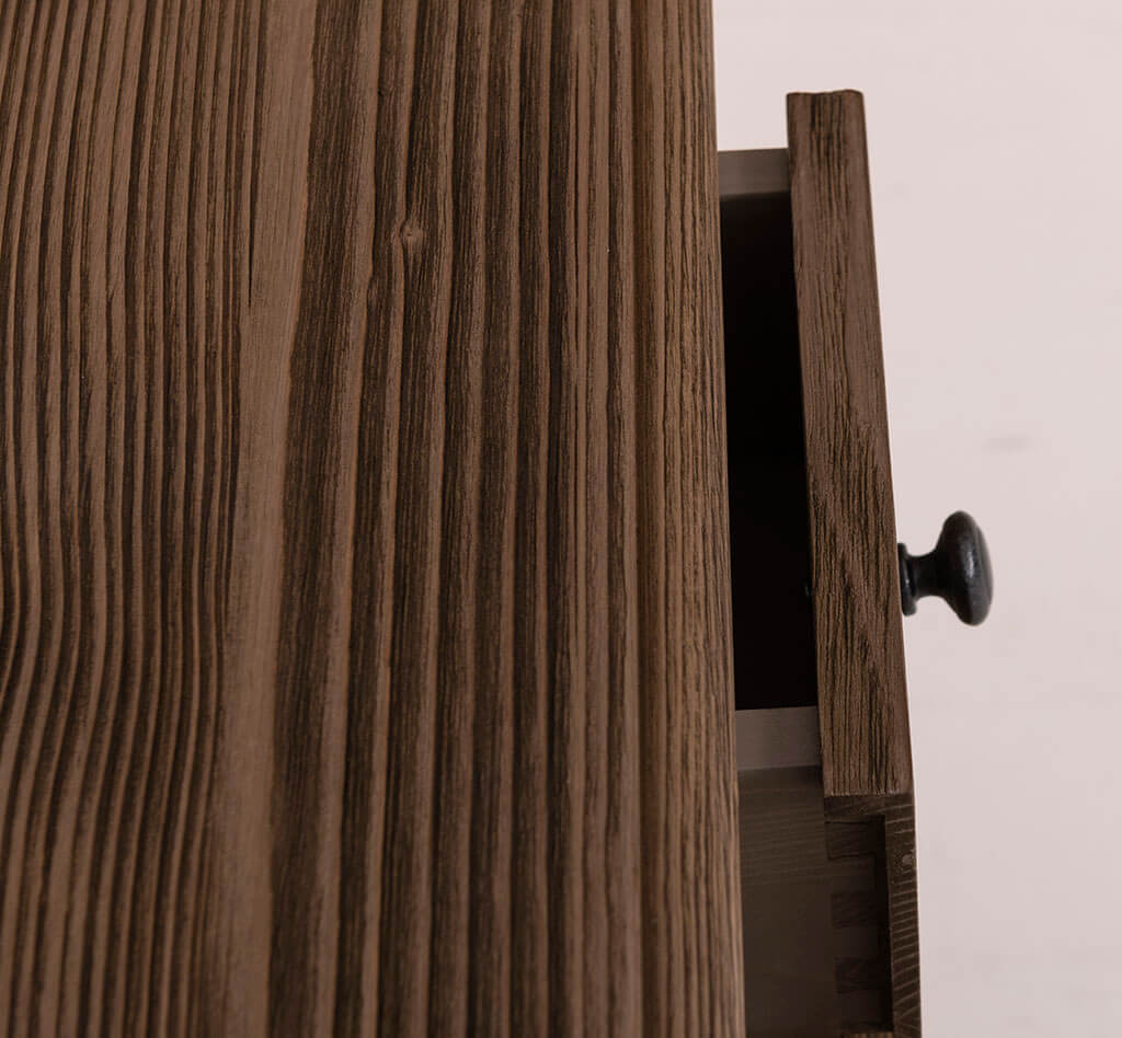 Détail de la texture du bois et d&