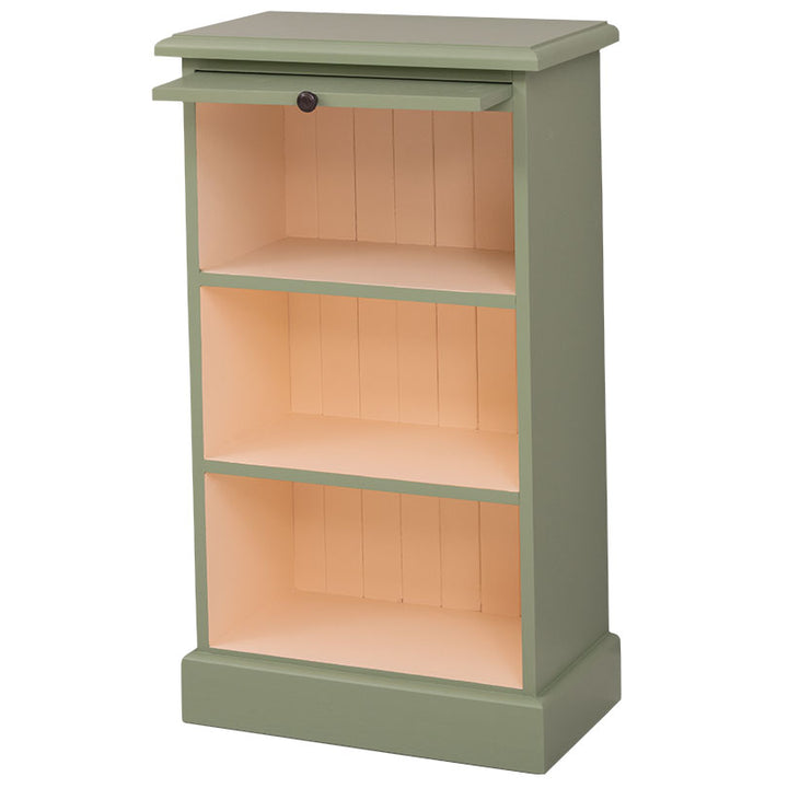 Meuble de rangement en pin massif GS136 présenté de biais