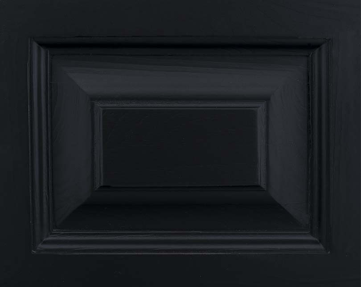 Échantillon de finition peinture couleur unie noir foncé — Le Grenier Campagnard