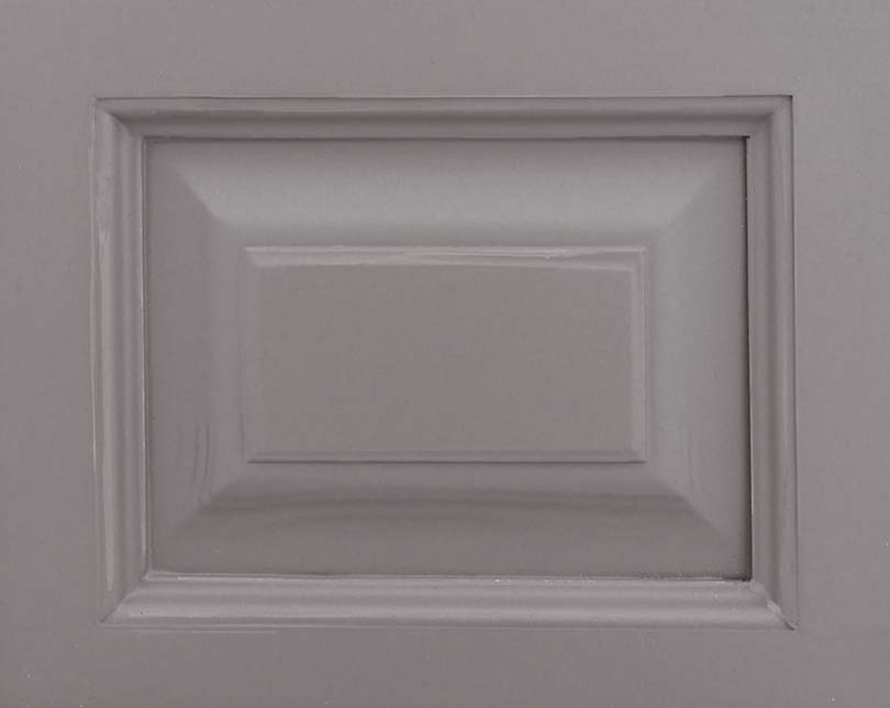 Échantillon de finition peinture couleur unie gris souris — Le Grenier Campagnard