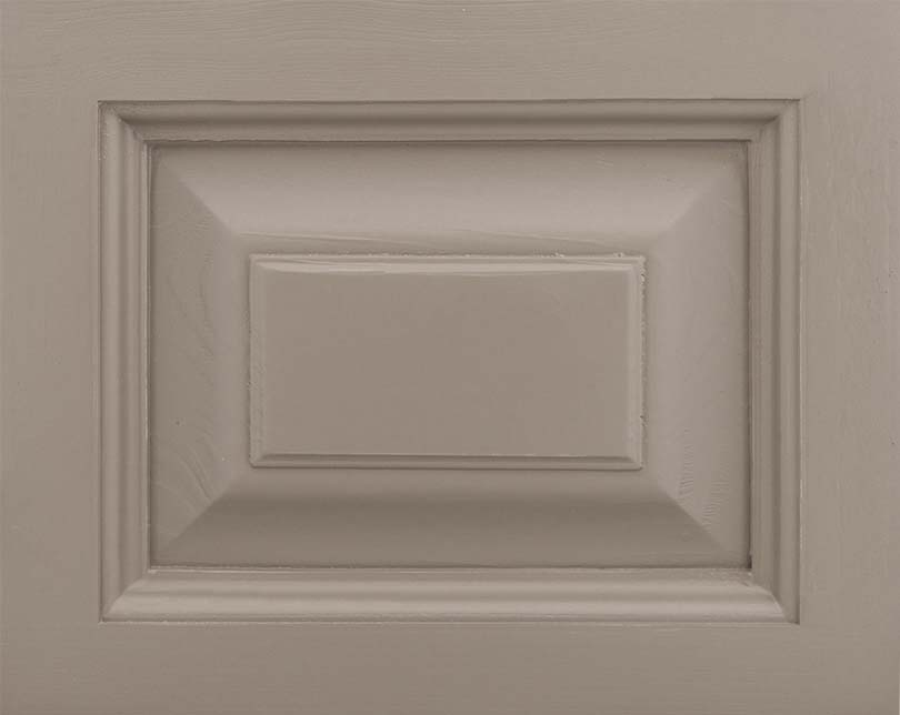 Échantillon de finition peinture couleur unie gris taupe — Le Grenier Campagnard