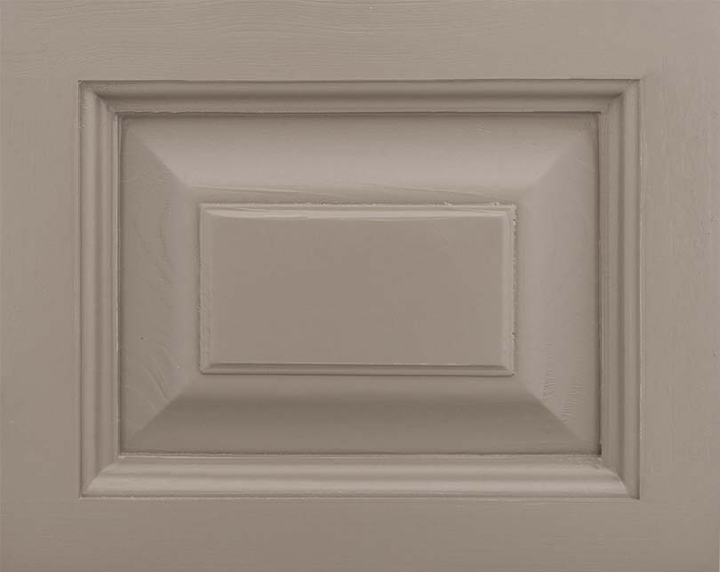 Échantillon de finition peinture couleur unie gris taupe — Le Grenier Campagnard