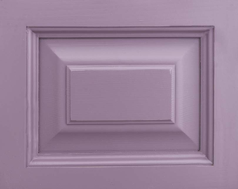 Échantillon de finition peinture couleur unie violet pastel — Le Grenier Campagnard