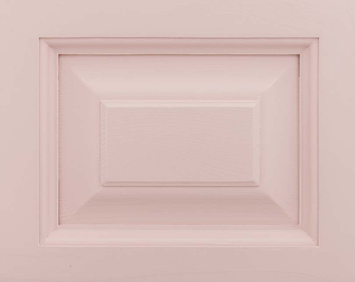 Échantillon de finition peinture couleur unie rose pâle — Le Grenier Campagnard