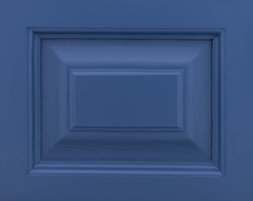 Échantillon de finition peinture couleur unie bleu pétrole — Le Grenier Campagnard
