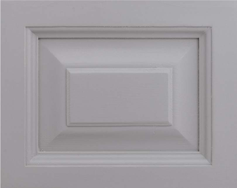 Échantillon de finition peinture couleur unie blanc gris — Le Grenier Campagnard