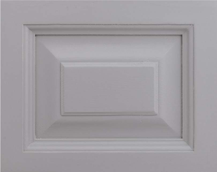 Échantillon de finition peinture couleur unie blanc gris — Le Grenier Campagnard