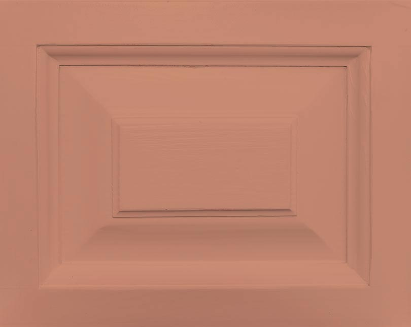Échantillon de finition peinture couleur unie rouge brique — Le Grenier Campagnard