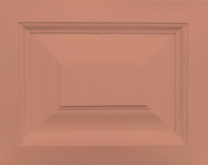 Échantillon de finition peinture couleur unie rouge brique — Le Grenier Campagnard