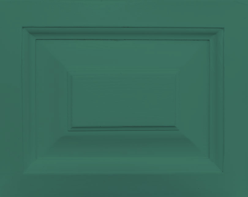 Échantillon de finition peinture couleur unie vert turquoise — Le Grenier Campagnard