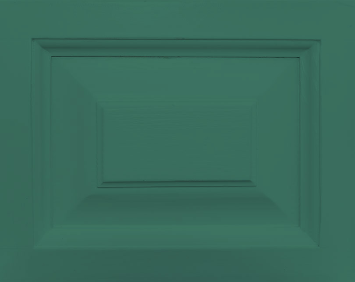 Échantillon de finition peinture couleur unie vert turquoise — Le Grenier Campagnard