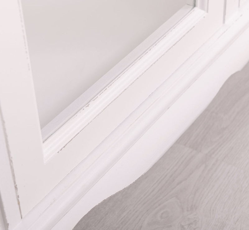 Vitrine 2 portes en pin massif GS653 – détail de finition